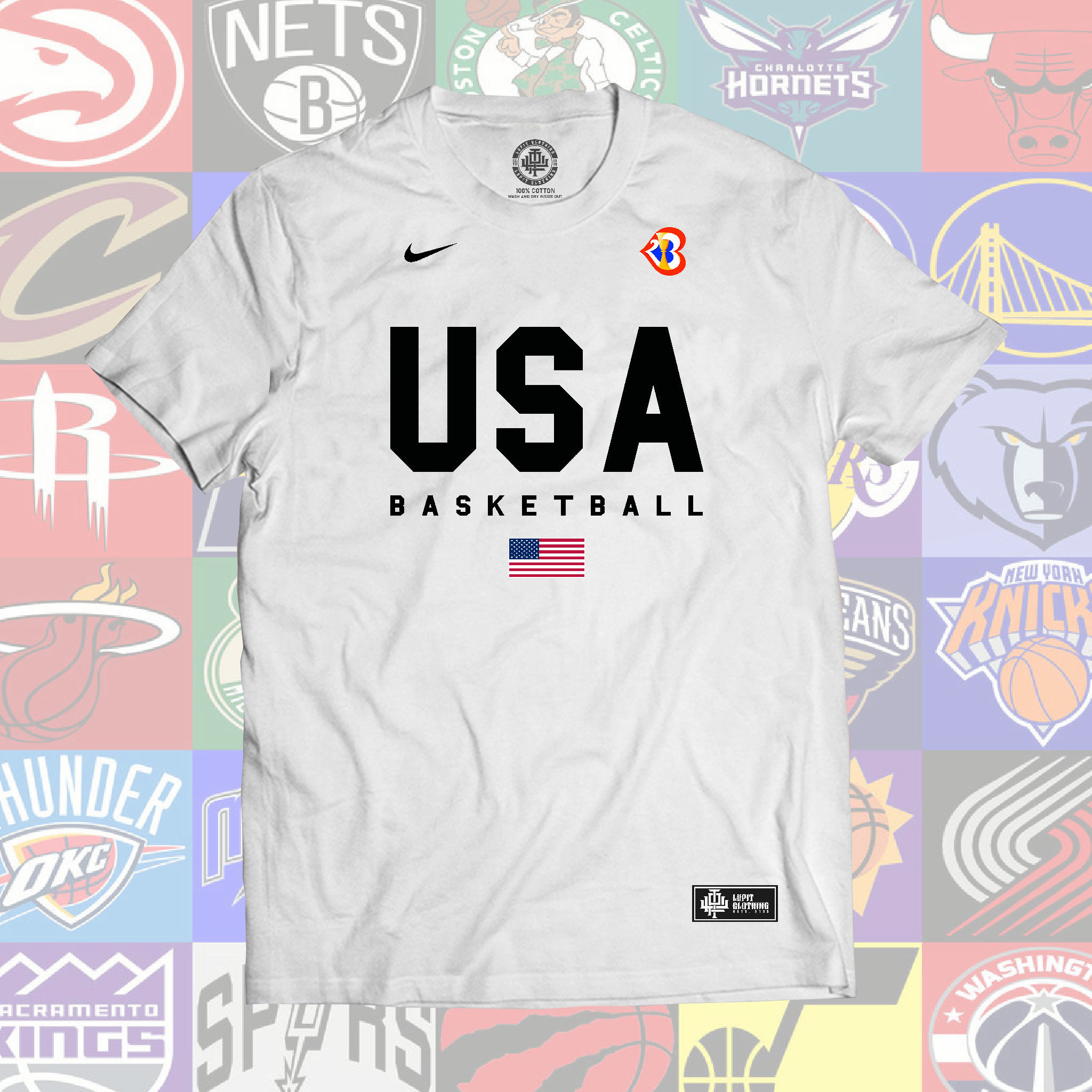 Nike usa basketball outlet t shirt