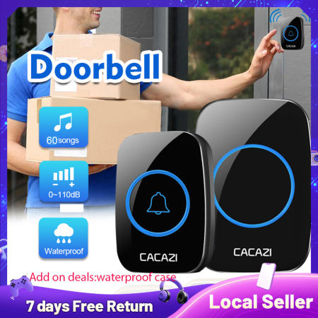 Waterproof Wireless Doorbell - Smart Home Security for Outdoors