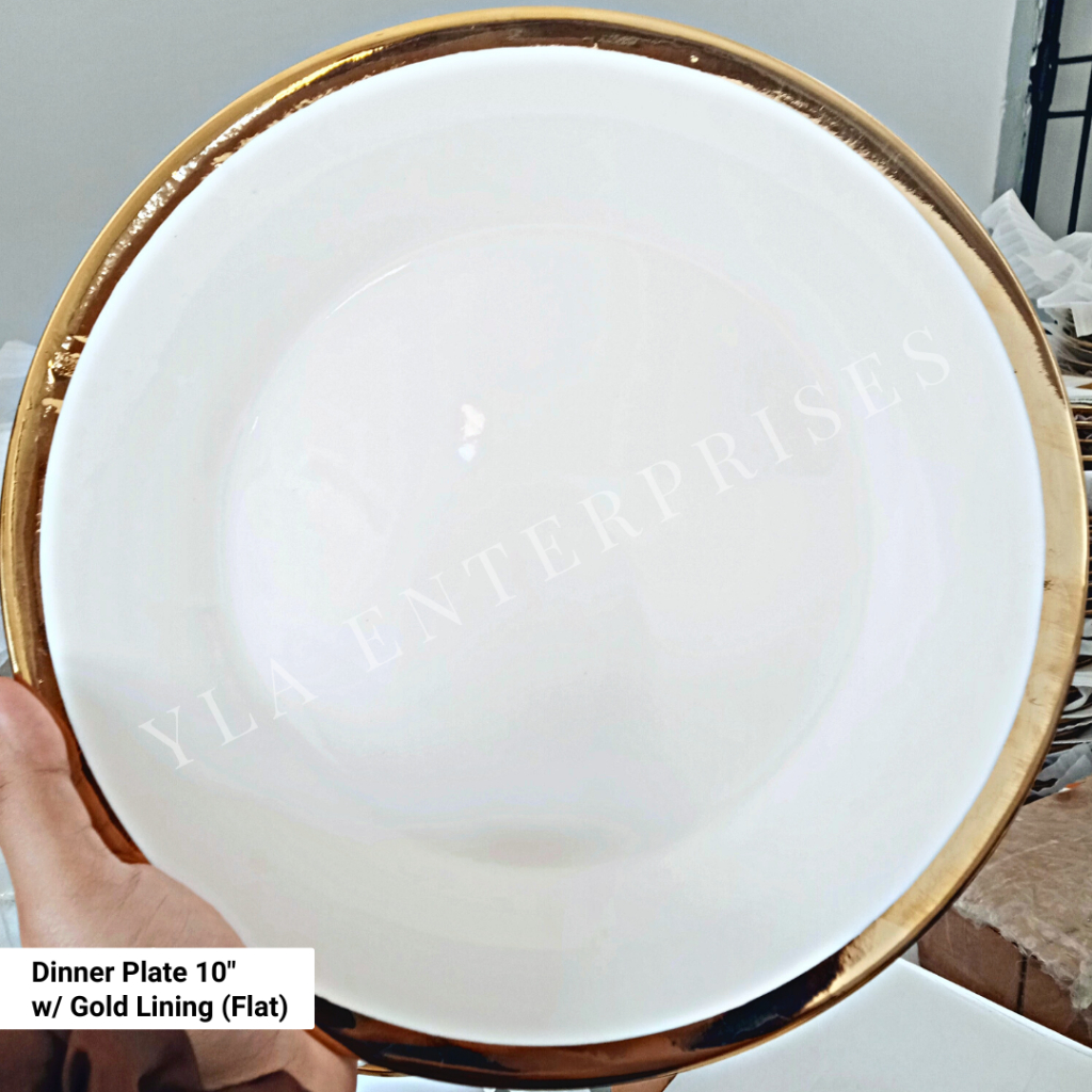 Shop Gold Plated Dinner Plates Set Online with Best Discounts and