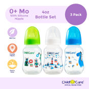 Child Care 4oz Baby Bottle Set