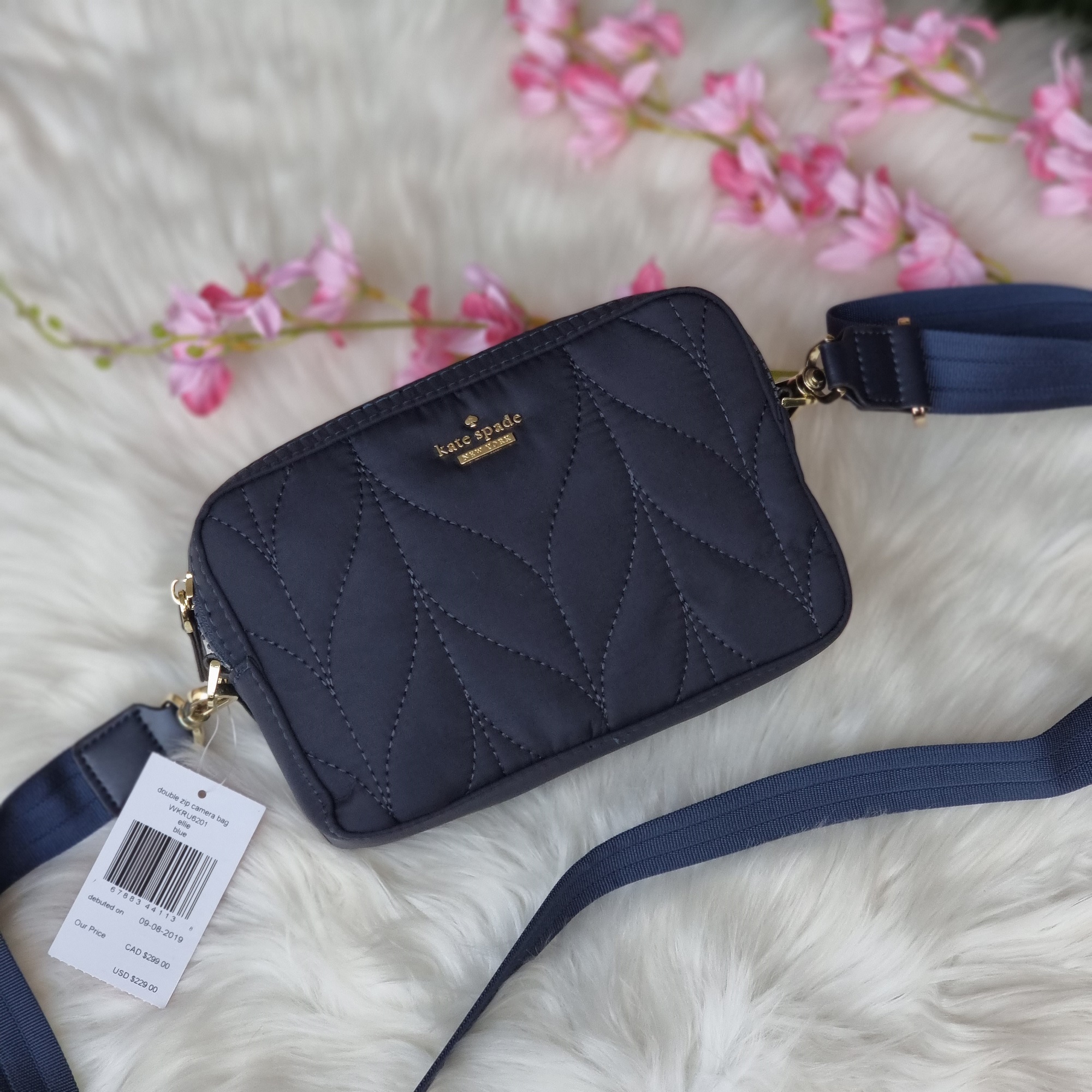 Kate spade double zipper on sale purse