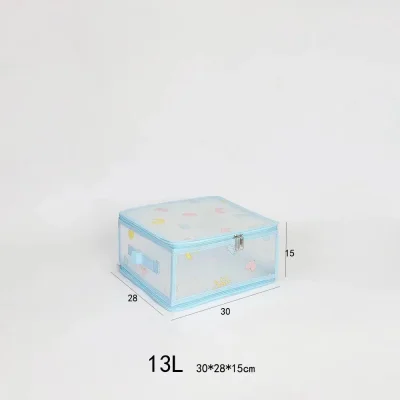 【Ship from Manila】1PCS Waterproof PP Plastic Storage Boxes Sundries Storage Organisation Dust-proof Moisture-proof Clothes Sorting Foldable Storage Bag (14)