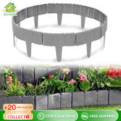 Eco Garden Plastic Fence - Detachable Design for Outdoor Décor