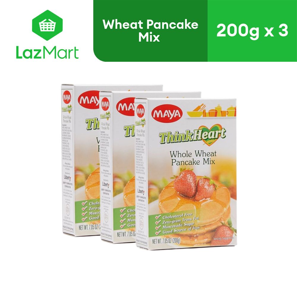 Maya Whole Wheat Pancake Mix 200g - Pack of 3