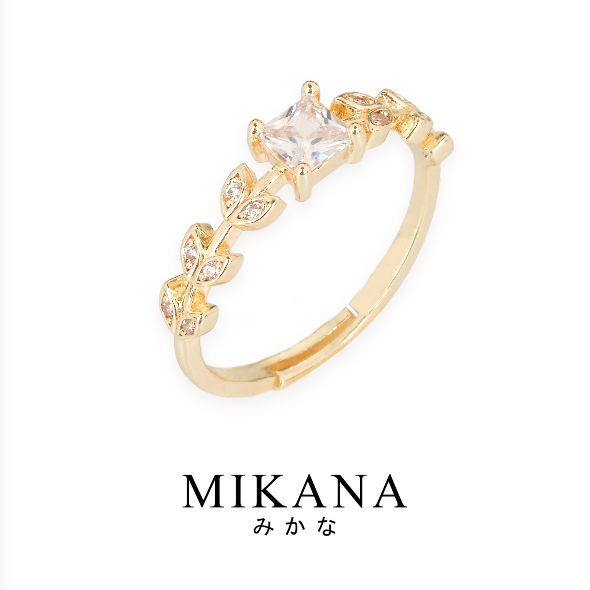 Shop Gold Stainless Ring Fashion Diamond Ring For Women with great