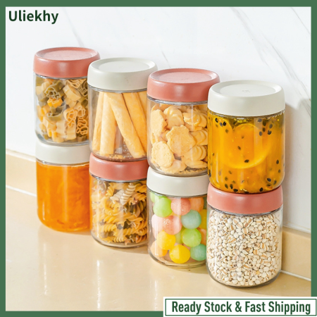 Uliekhy 500ml Glass Mason Jars for Food Storage