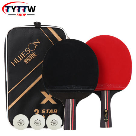 HOL 3 Star Pro Table Tennis Racket Set