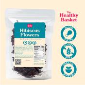 Healthy Basket Dried Hibiscus Roselle Flower Tea