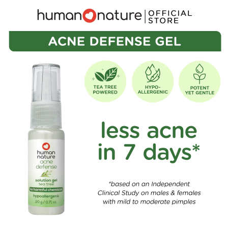 Human Nature Acne Defense Gel with Tea Tree Oil (20g)