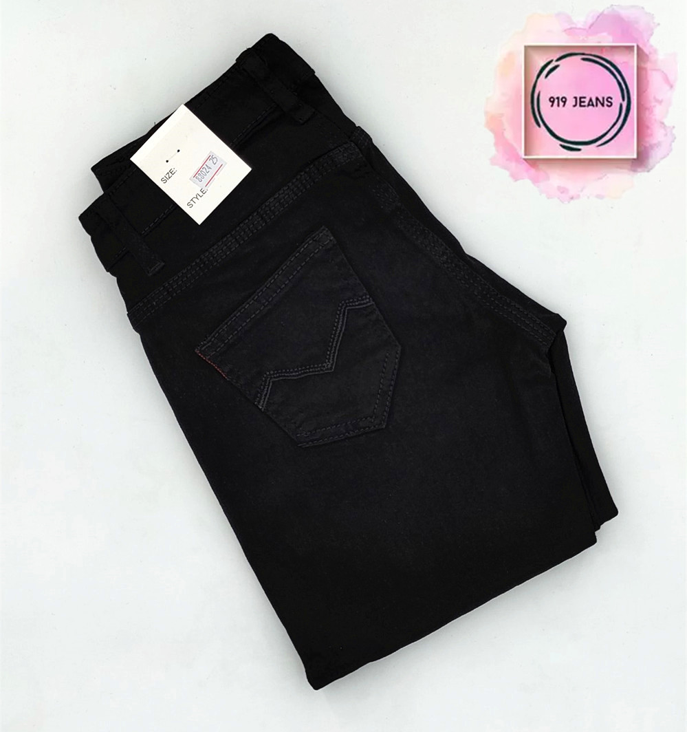 black skinny denim