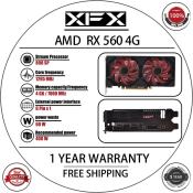 XFX RX 560 4GB Graphics Card - Desktop Gaming