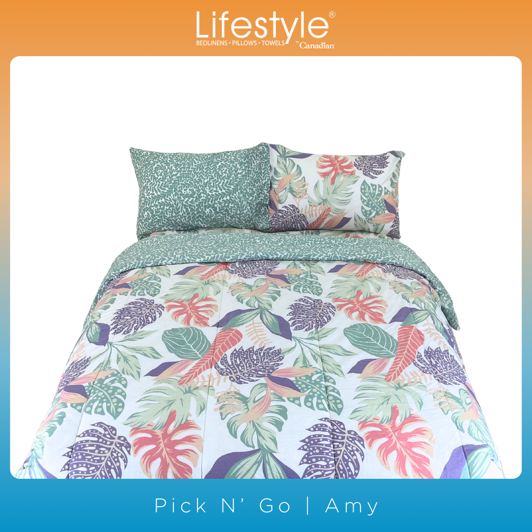 Bundle and Bedsheet Set | Amy (Pick N' Go Collection) - Brand Lifestyle by Canadian Presyo 1,429 Piso*Libreng Shipping