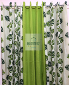 Quarter7 Geena Curtains - Green - SOLD PER PIECE