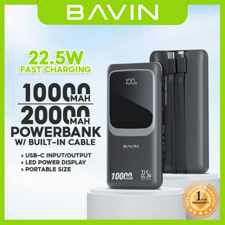 BAVIN 22.5W Super Fast Charging Powerbank with USB-C