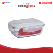 Omega Houseware Airtight Glass Lunch Box (Various Sizes)