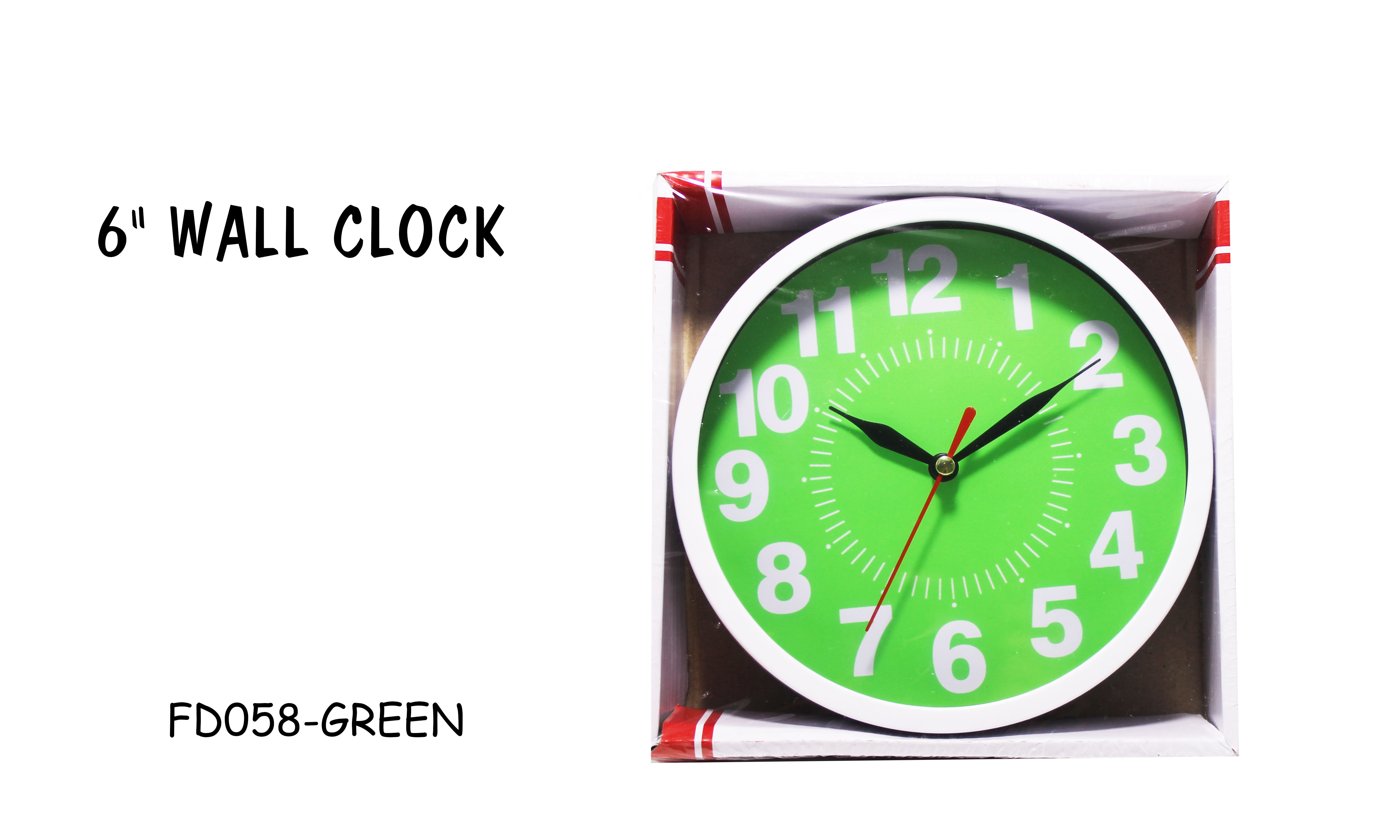 6 Inches Wall Clock Fd058 Buy Sell Online Clocks With Cheap Price Lazada Ph