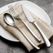 BINLU Stainless Steel Flatware Set, 12pcs, Golden Cutlery