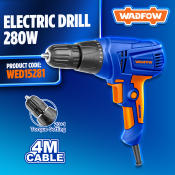 WADFOW Electric Drill 280W for Metal and Wood Drilling