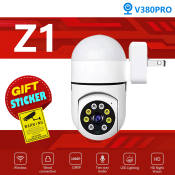 V380 Pro 1080P Panoramic CCTV Bulb Camera