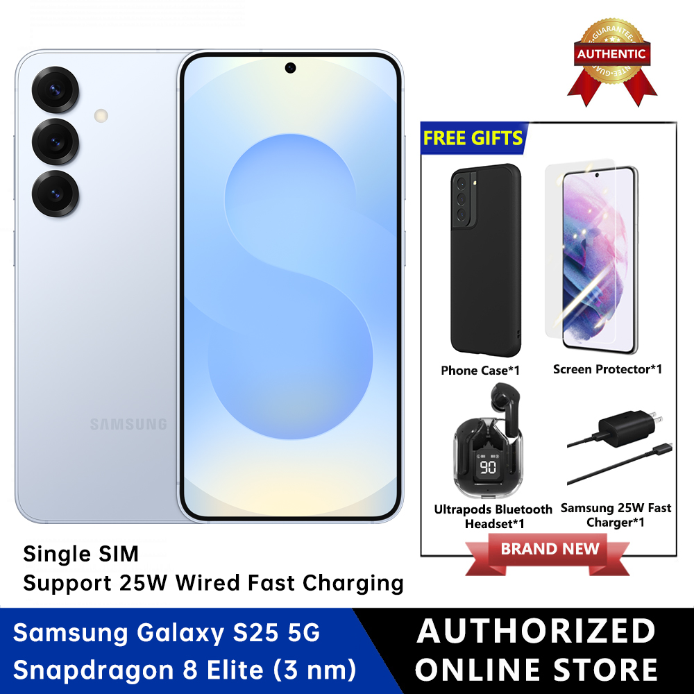 Samsung Galaxy S25 5G Single Sim Cell Phone 12GB RAM+128GB ROM AI Smartphone Unlocked Android AI Camera Fast Processor ProScaler Display Long Battery Life Presyo 45,999 Piso*Libreng Shipping