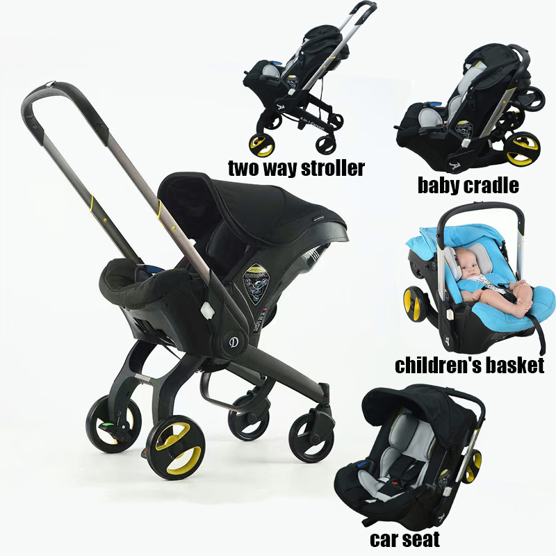 Stroller Car safety seat 4 in 1 two way portable folding stroller multi functional stroller