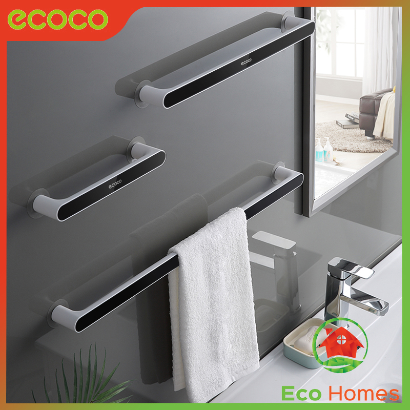 Ecoco Adhesive Wall-mounted Towel Rack for Bathroom and Kitchen