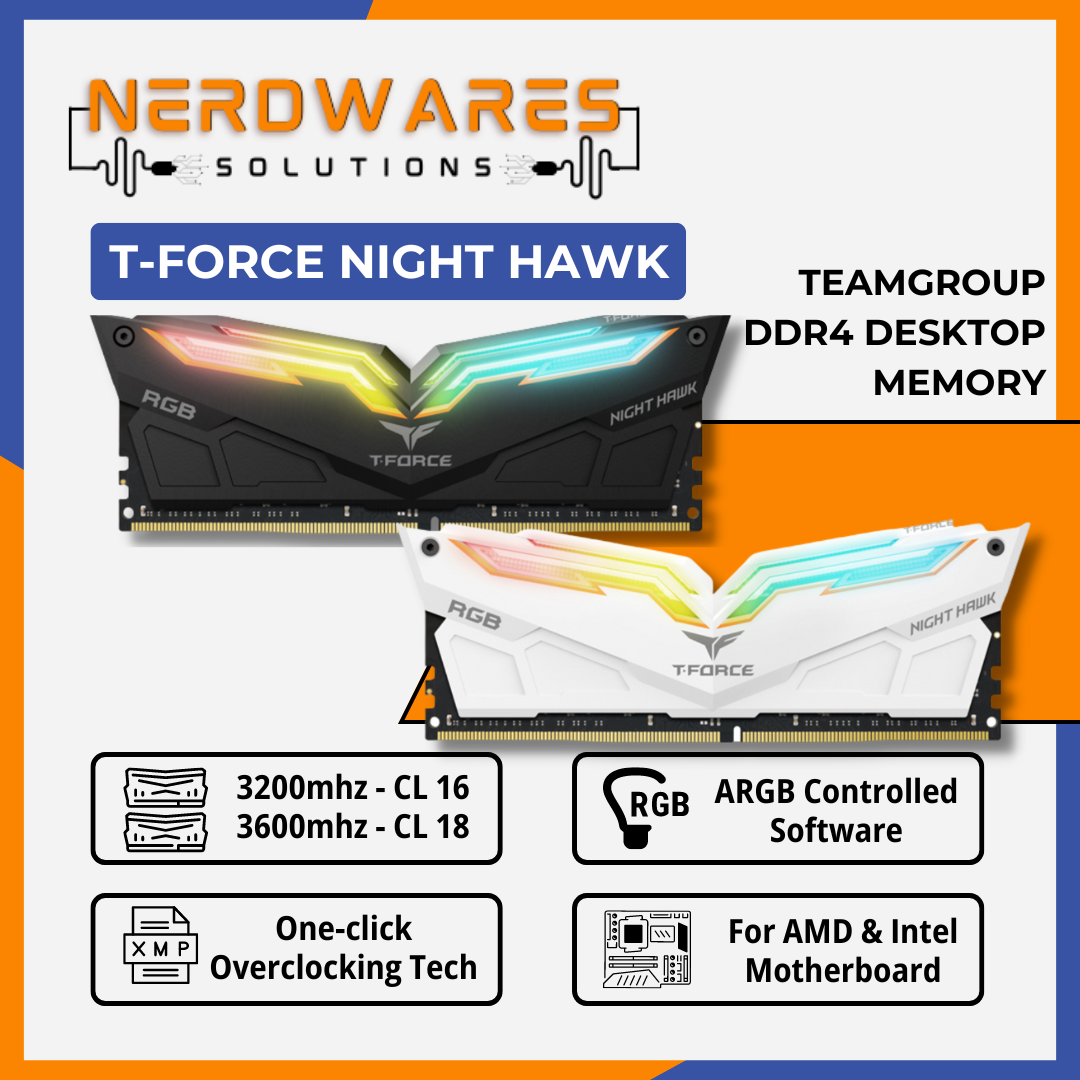 Hawk Rgb Ddr4 T Force Nighthawk 3600 Shop Tforce Nighthawk Ddr4