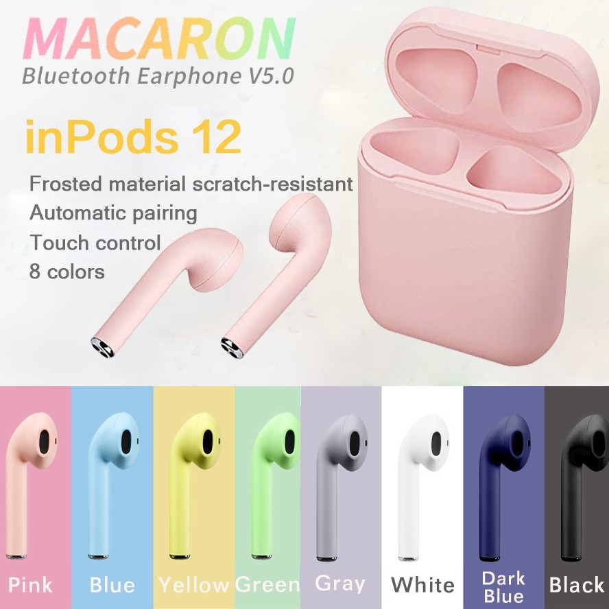 Inpods 12 Bluetooth Earphones 5.0 