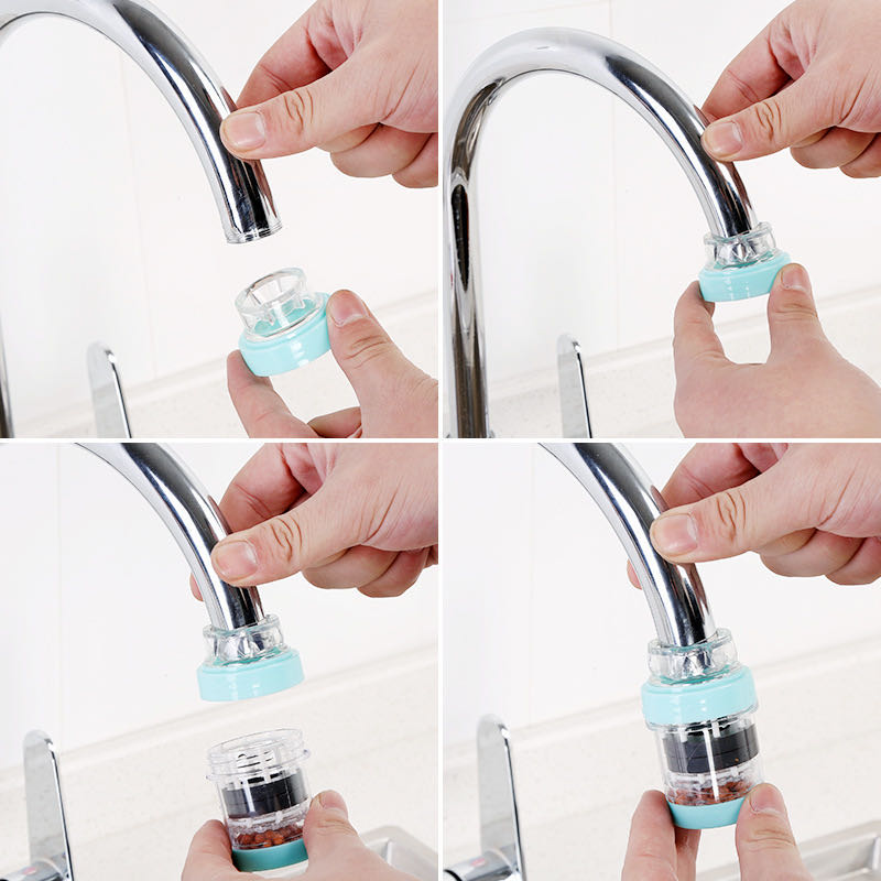 Tap Water Filter Faucet Flter Leachate Maifanshi Filter Sprinkler Splash-Proof Filter Water Purifier For Household Kitchen Presyo 28 Piso*Libreng Shipping