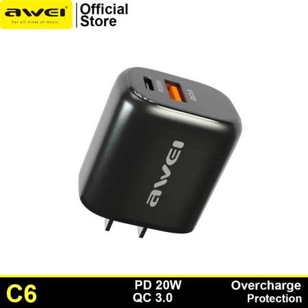 Awei C6 20W PD Quick Charge Wall Charger