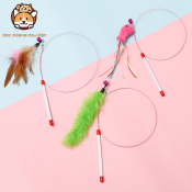 Feather Bell Cat Teaser Toy by PetPlayCo