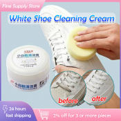 White Shoe Cleaner and Polish by ShoeTech - Decontaminate, Whiten