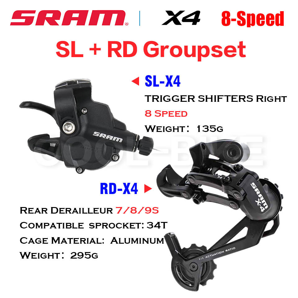 sram x4 8 speed rear derailleur