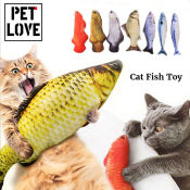 Funny Catnip Fish Toy for Cats - Lifelike Teaser Toy