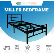 MILLER METAL BED FRAME - Affordahome Furniture