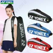 YONEX Professional Badminton Backpack Tennis Bag, 3/6 Racquet Organizer