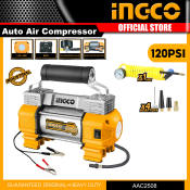 INGCO Auto Air Compressor Tire Inflator - 120PSI 12V