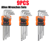 9PC Hex Key Allen Wrench Set with Torx End, Brand Name