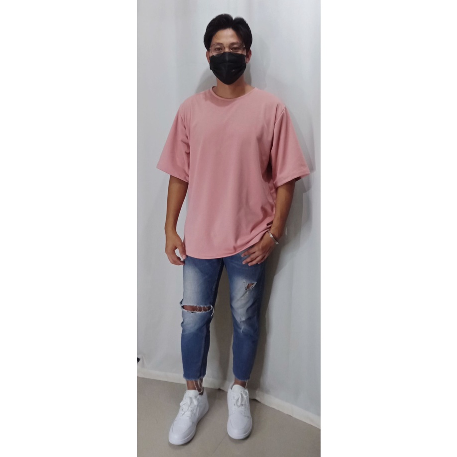 Oversized Shirt Box Cut Plain 