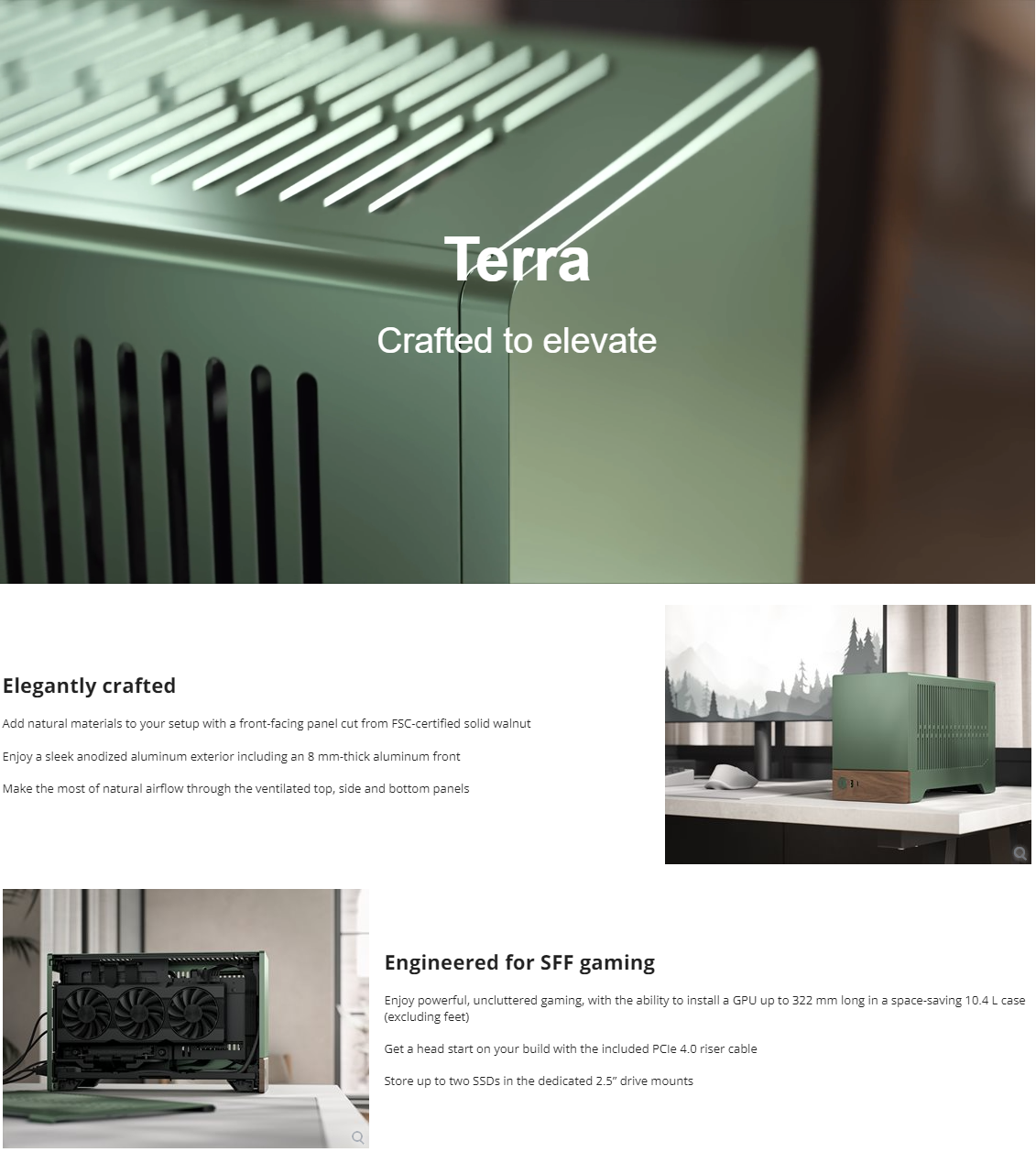 Fractal Design Terra Mini-ITX Small Form Factor PC FD-C-TER1N-01