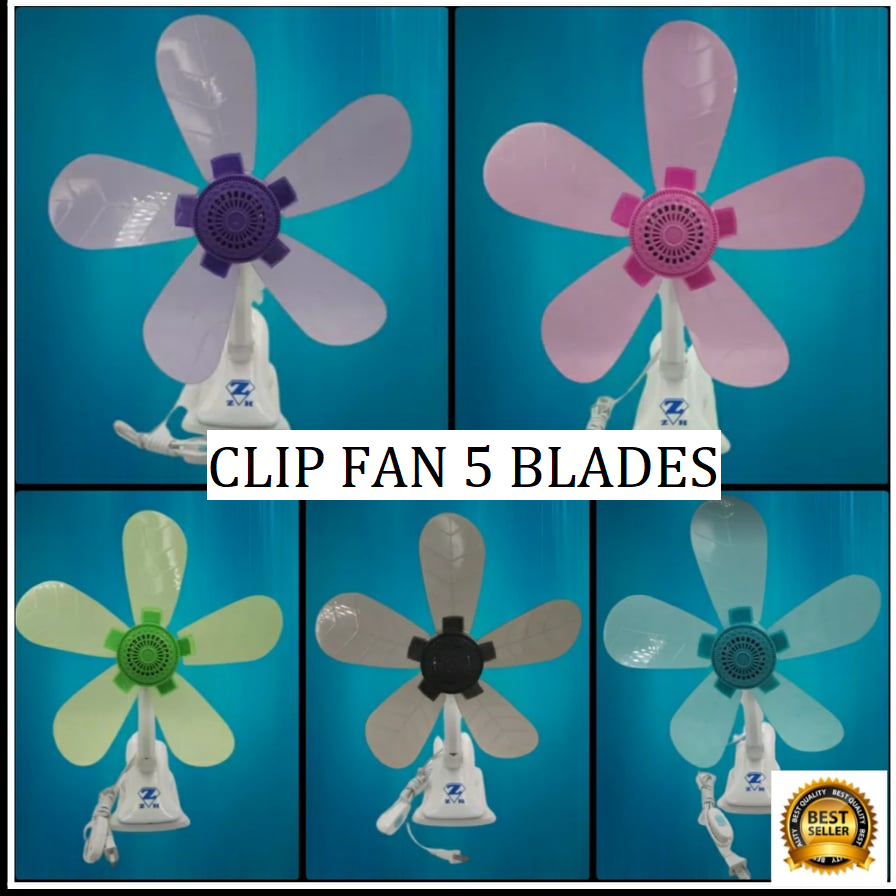 ZH Table Clip Fan - Portable Mini Electric Desk Fan