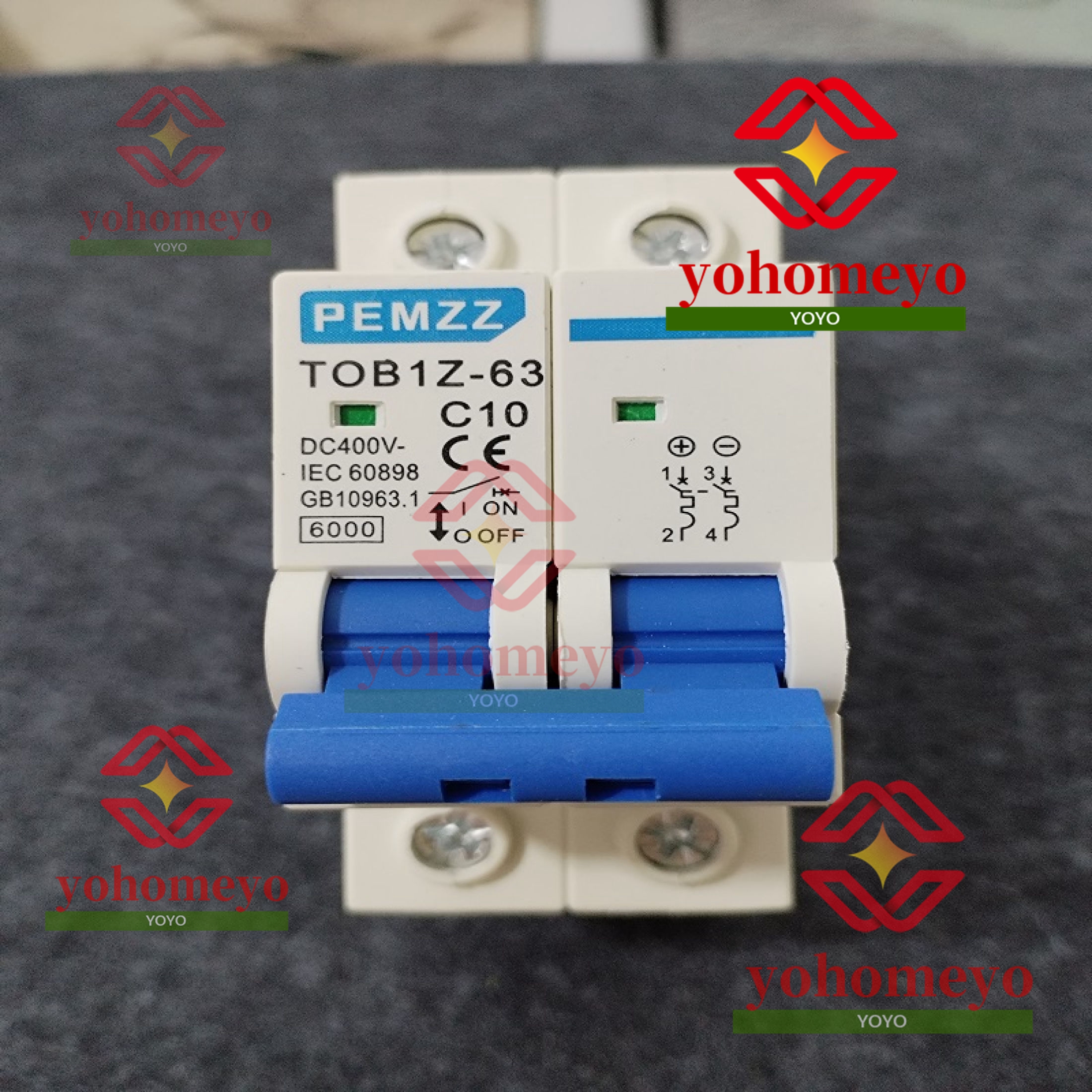 AC Breaker DC Breaker 10A 16A 20A 32A 40A 50A 63A 125A 2 Poles - Image 4