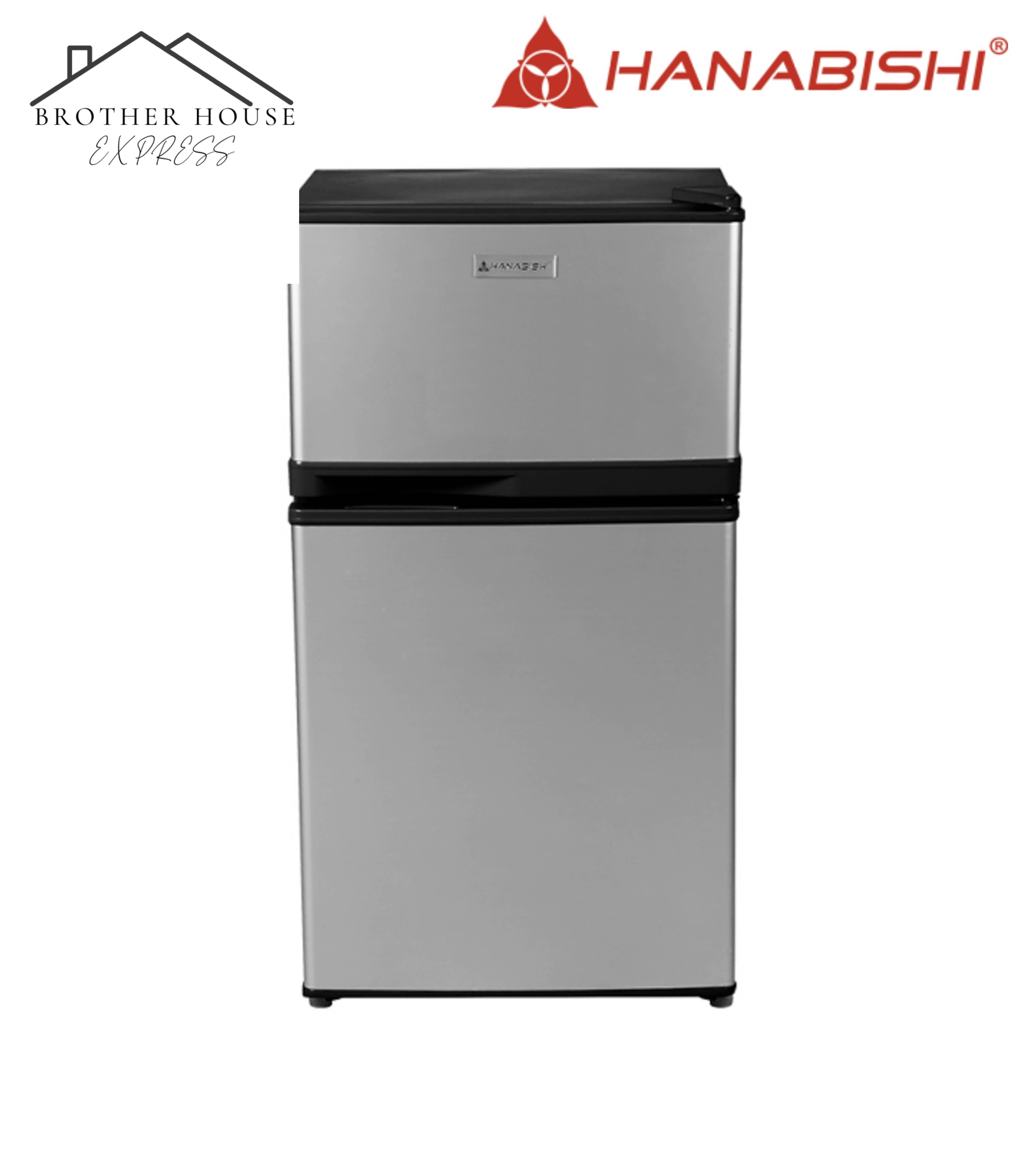 hanabishi mini double door refrigerator price