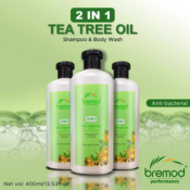 Bremod 2in1 Tea Tree Oil Shampoo & Body Wash 400ml