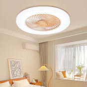Silent Bedroom Ceiling Fan with Light and Remote Control