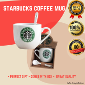 Starbuck Coffee Mug with Box, Spoon, and Random Design