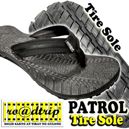 Roadtrip Patrol Buddy - Marikina made Tire sole footwear slippers for men, slippers for Boy, Beach Slippers, Summer slippers, Flip flop, House slippers, Outdoor, Marikina sandals, Nylon Slippers, Water proof Slippers, Water Resistant, Durable slippers.