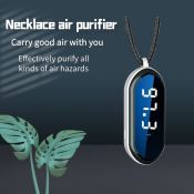 F9 Portable Air Purifier Necklace for Adults and Kids