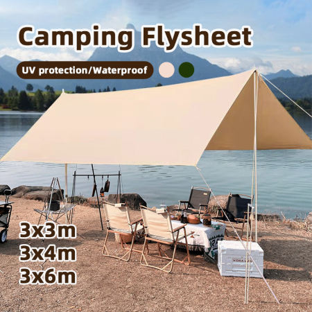 Ultralight Flysheet Awning Tent - UV/Waterproof Camping Canopy (Brand