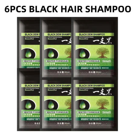 Black Hair Herbal Dye Shampoo - 500ml